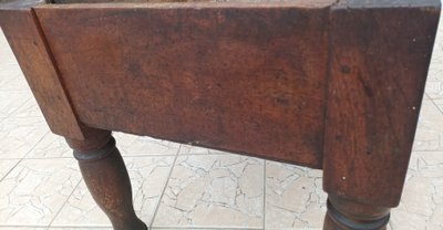 Old walnut side table