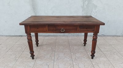 19th century walnut table