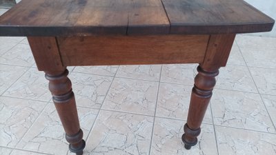 19th century walnut table