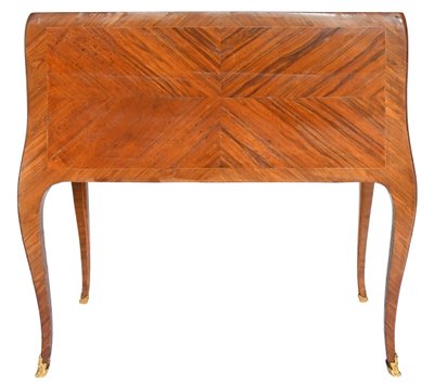 18th century cylinder desk in veneer and marquetry