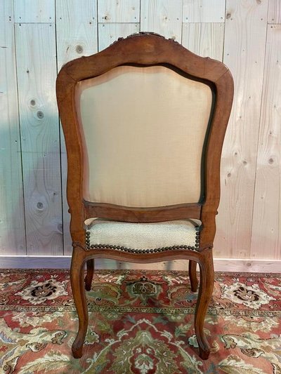 Suite of 4 Louis XV style chairs