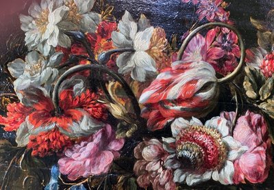 Bouquet of Flowers (surroundings) by Margherita Caffi (1648 - 1710)