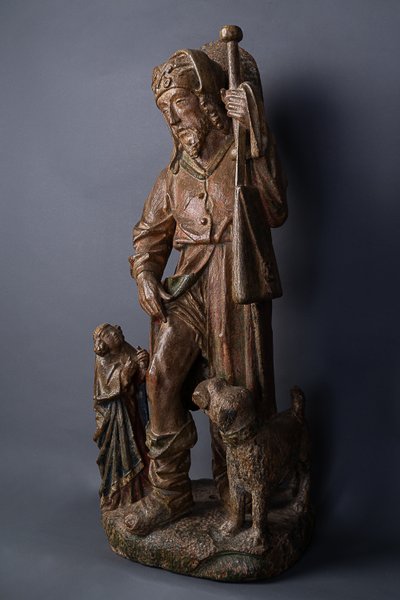 Saint Roch, the Angel and the Dog