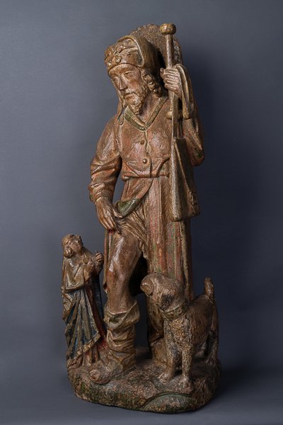 Saint Roch, the Angel and the Dog