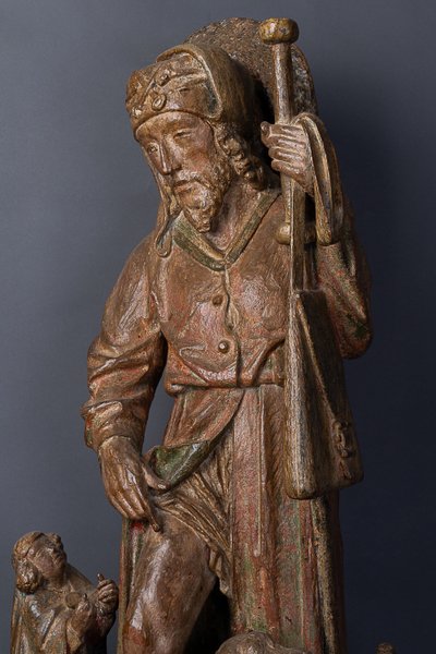 Saint Roch, the Angel and the Dog