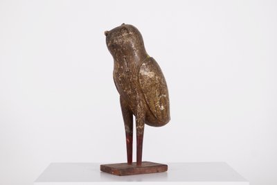 Figure de hibou en bois