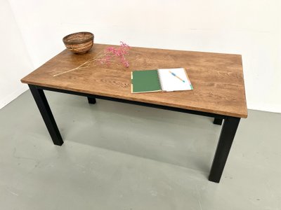 70s metal-frame dining table