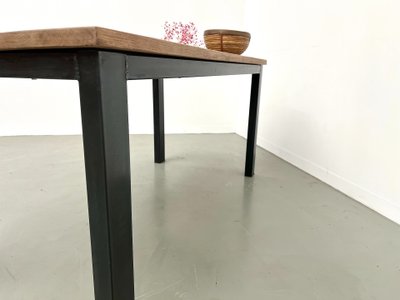 70s metal-frame dining table