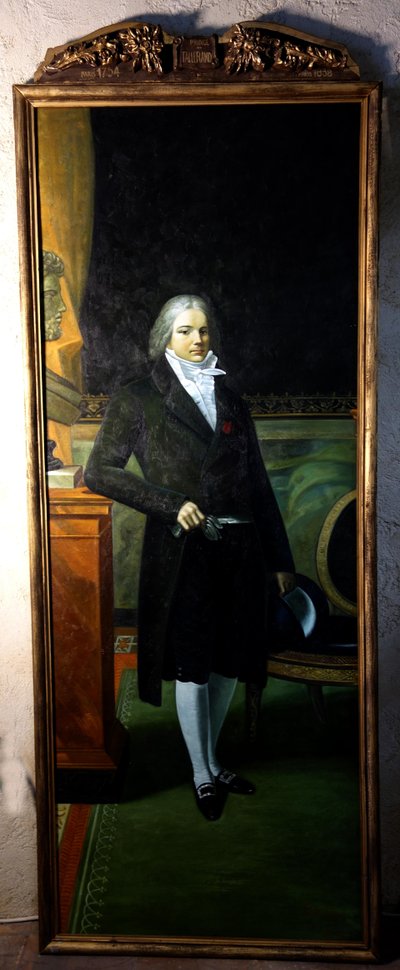 Very large full-length portrait of Talleyrand, 235 cm