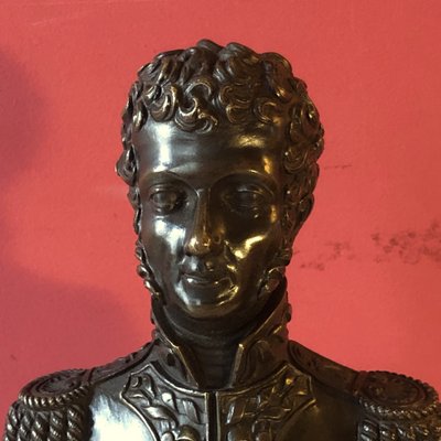 Bust of a young officer, Charles X period