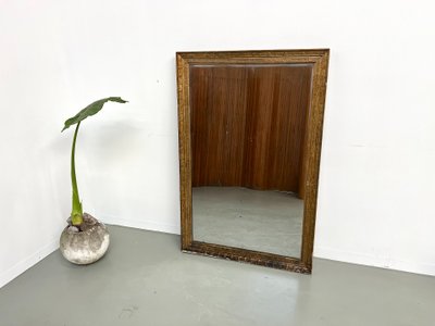 Large antique gilded mirror, circa 1900.