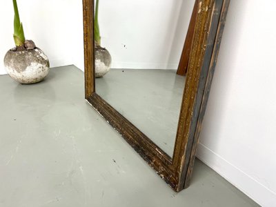 Large antique gilded mirror, circa 1900.