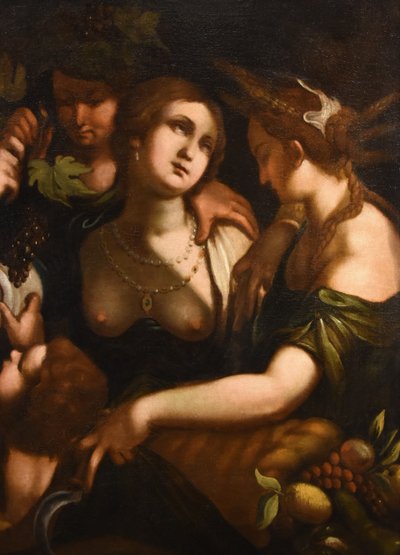 Venus, Bacchus And Ceres, Giovanni Battista Paggi (genoa 1554 – Genoa 1627)