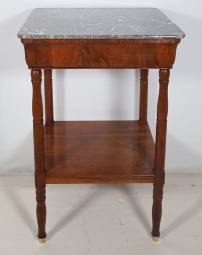 Restoration period walnut occasional table