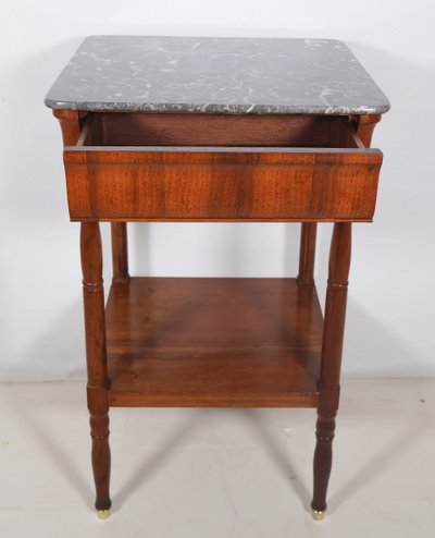 Restoration period walnut occasional table