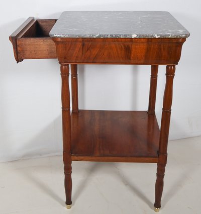 Restoration period walnut occasional table