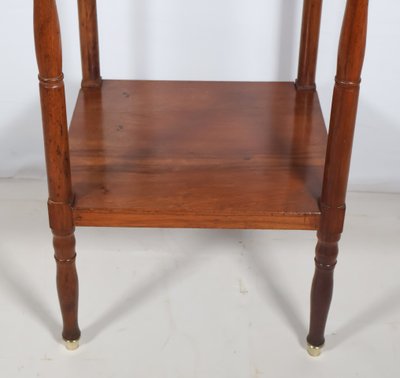 Restoration period walnut occasional table