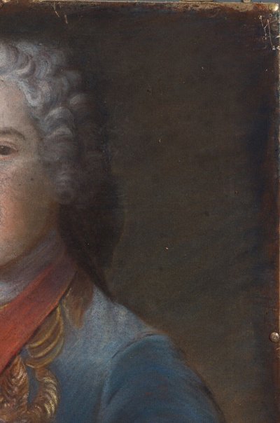 Portrait de Louis Ferdinand de France d'après M. Quentin de La Tour XVIIIe