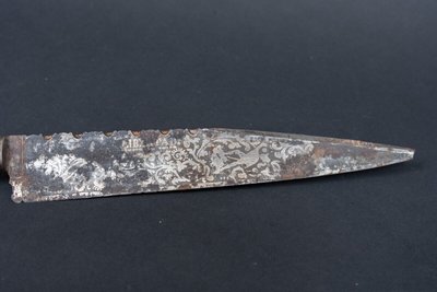 Juan Manuel de Rosas gravé Libertad gaucho Facon Bowie argent