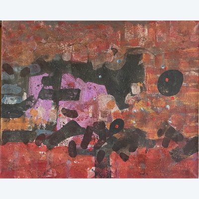 peinture abstraite Channing Peake Californie 1960 Santa Barbara Howard Warshaw Rufino Tamayo 