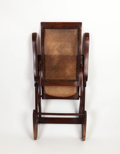 Fauteuil Rocking chair pliant 19ème siècle