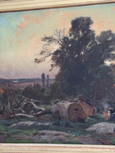 Paysage JULES LAURENS époustouflant avec un encadrement qui l'est tout autant