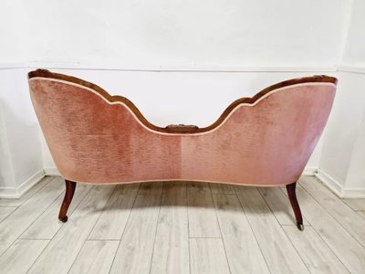 Antique French Double Spoon Sofa