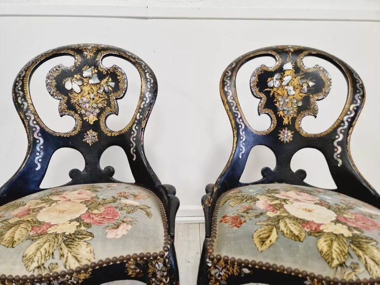 Pair of Antique Napoleon Chairs