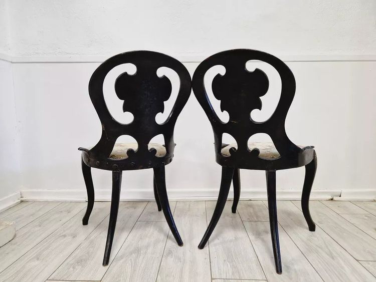 Pair of Antique Napoleon Chairs