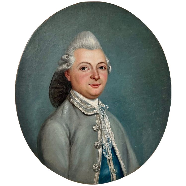 Singular portrait of a late 18th-century aristocrat