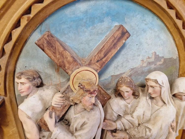 10 Terrakotta-Kirchenreliefs aus dem 19. Jahrhundert