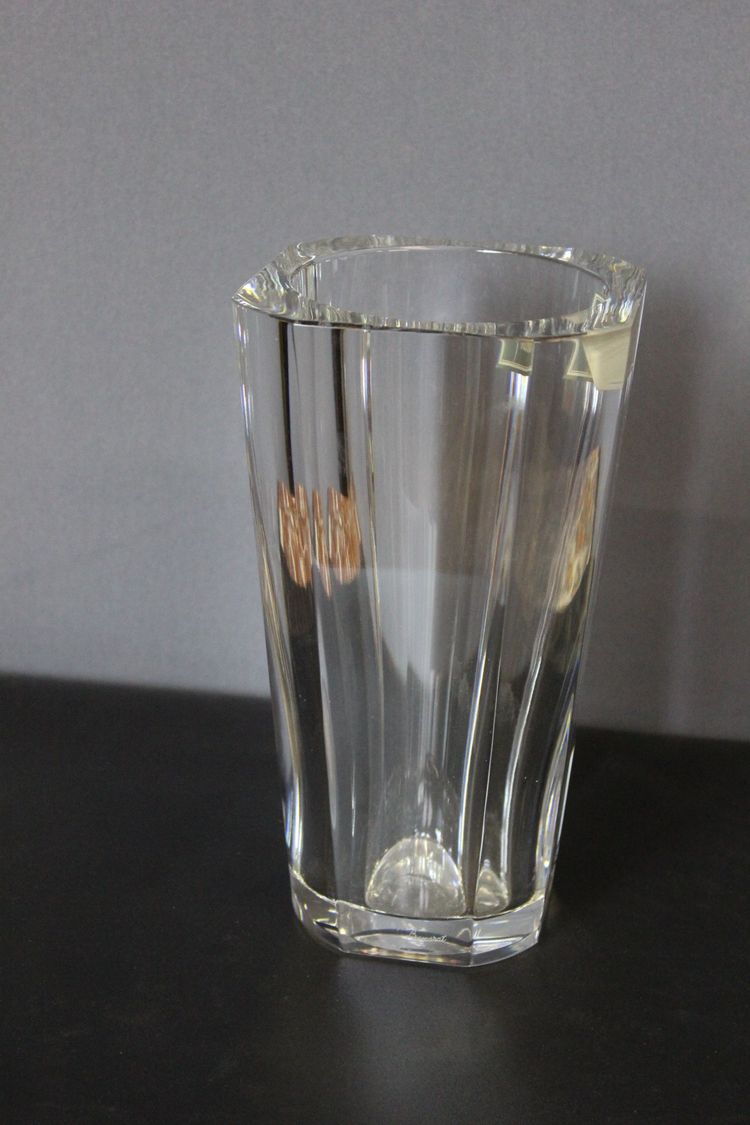 Vase En Cristal De Baccarat Vers 1950 , Parfait état