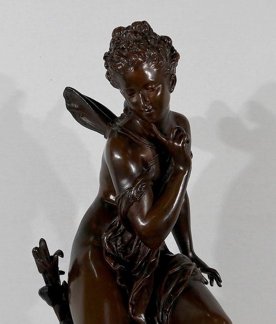  Important Bronze « Ondine » par M. Moreau – Milieu XIXe 