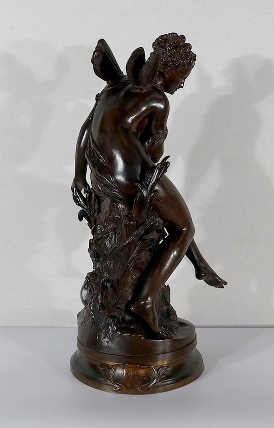  Important Bronze « Ondine » par M. Moreau – Milieu XIXe 