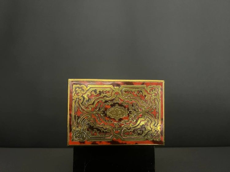 Coffret De Parfum En Marqueterie Boulle. Firmato Tahan a Parigi