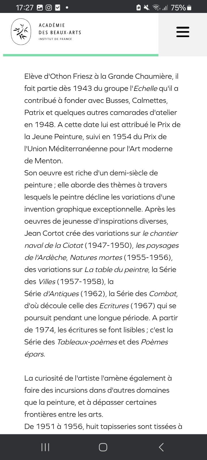 JEAN CORTOT 1925/2018