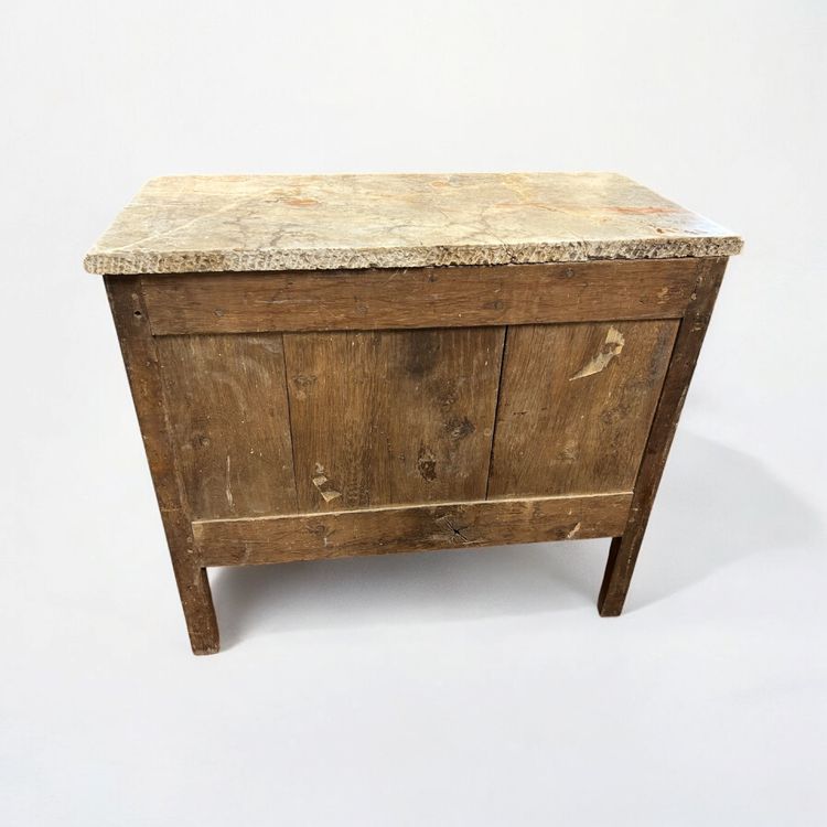 Commode D’époque Transition En Marqueterie Estampillée L Boudin (1735-1804)