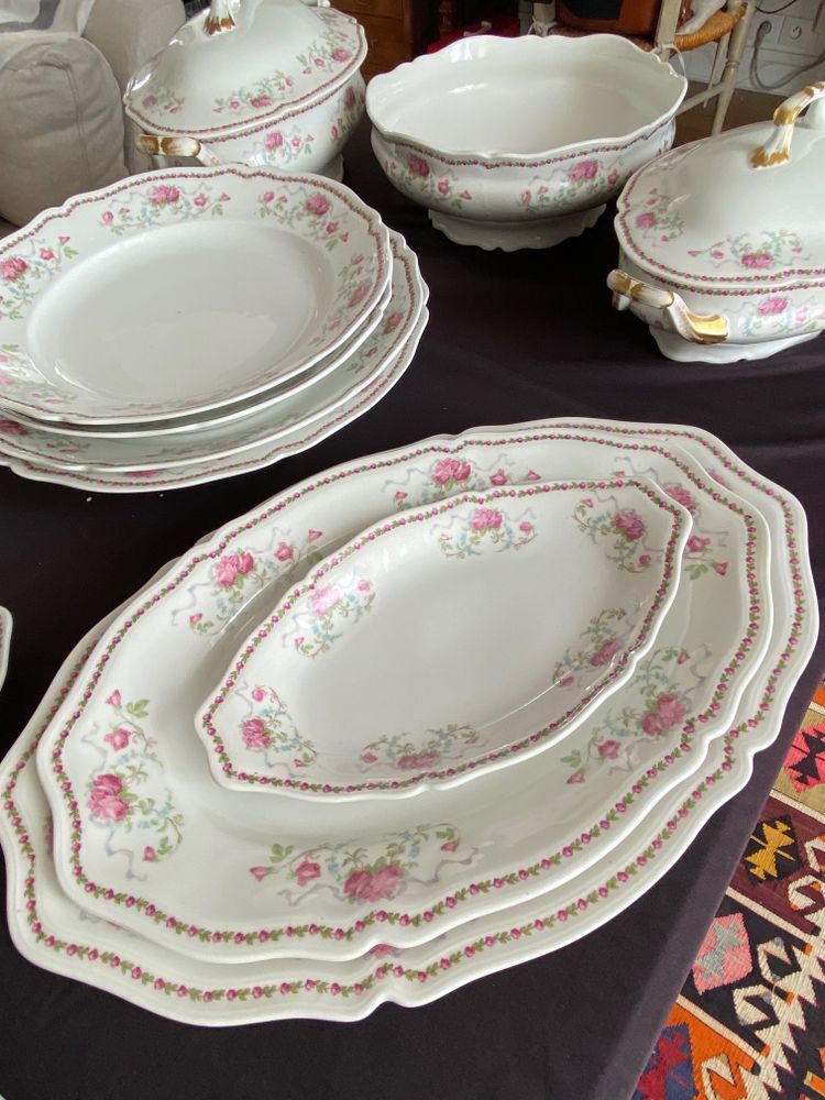 Service en porcelaine de Limoges Martin Charles