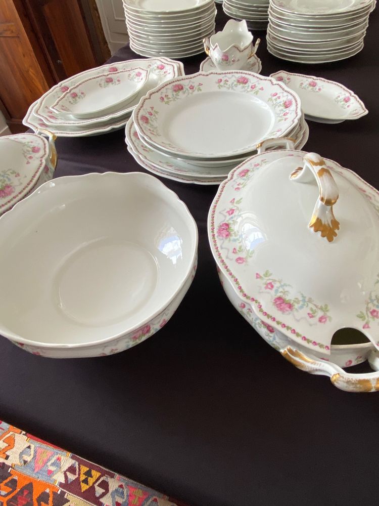 Service en porcelaine de Limoges Martin Charles