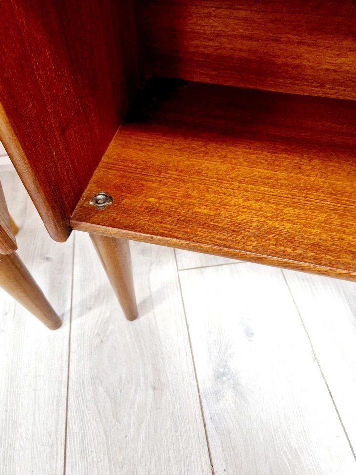 A Pair of Mid-Century Teak Bedside Cabinets