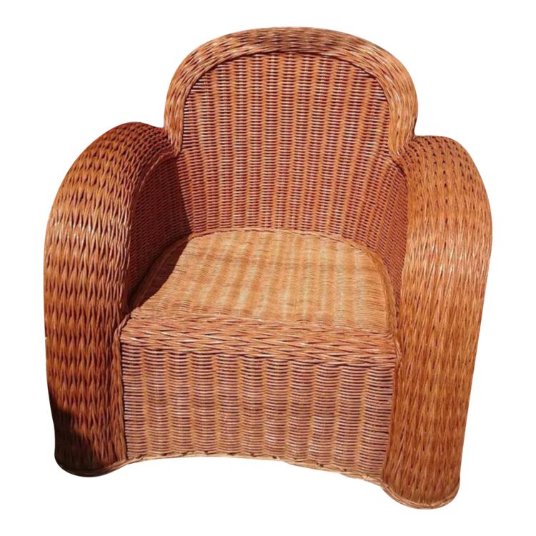 Fauteuil osier club