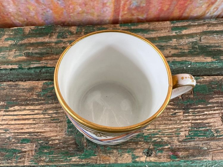 Tasse aus Meissener Porzellan, Zitronendekor - Ende 18. / Anfang 19.