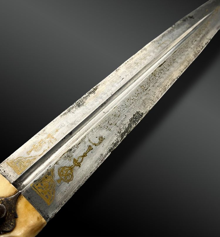 KNIFE called Kindjal - Caucasus, North Dagestan - 19th century