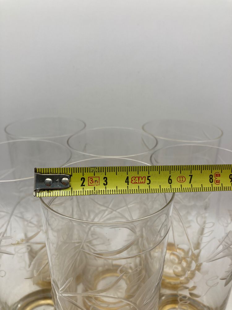 Crystal long drink glasses