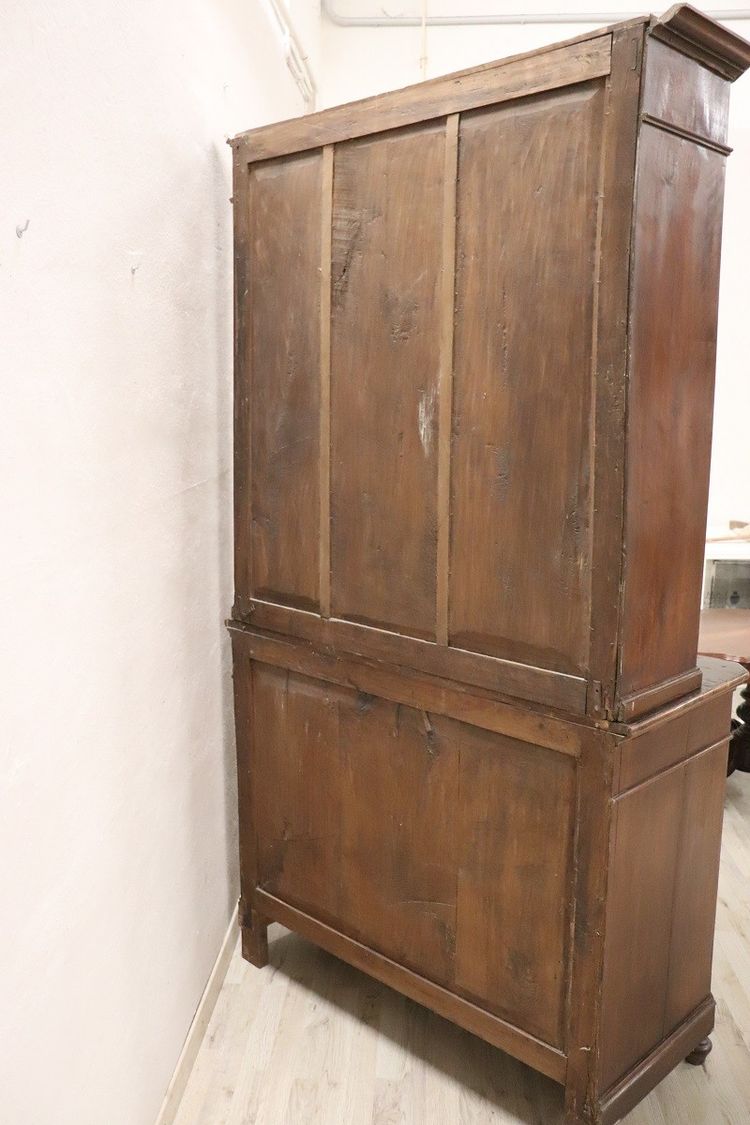 Sideboard in Walnut Veneer, 19th Century