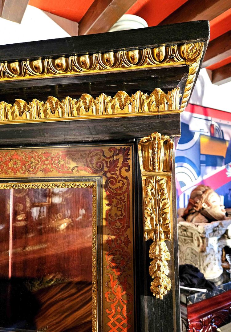 Furniture in Boulle marquetry and gilt bronze, Napoleon III period