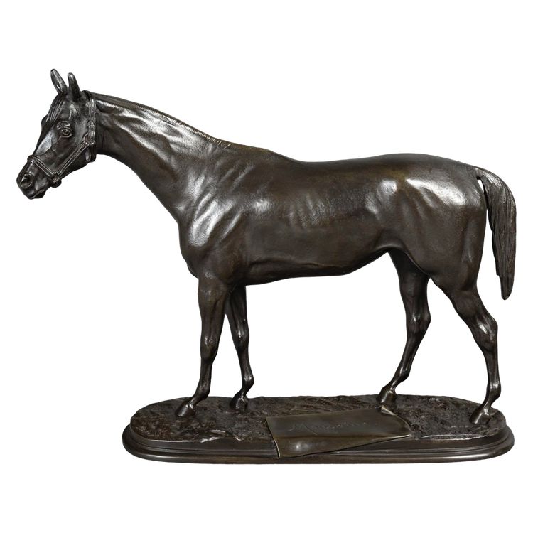 Sculpture - Mondaine , Pierre Lenordez (1815 - 1892) - Bronze