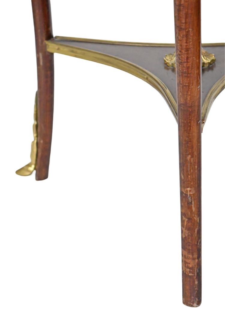 Louis XV style planter with marquetry and gilt bronze ornamentation