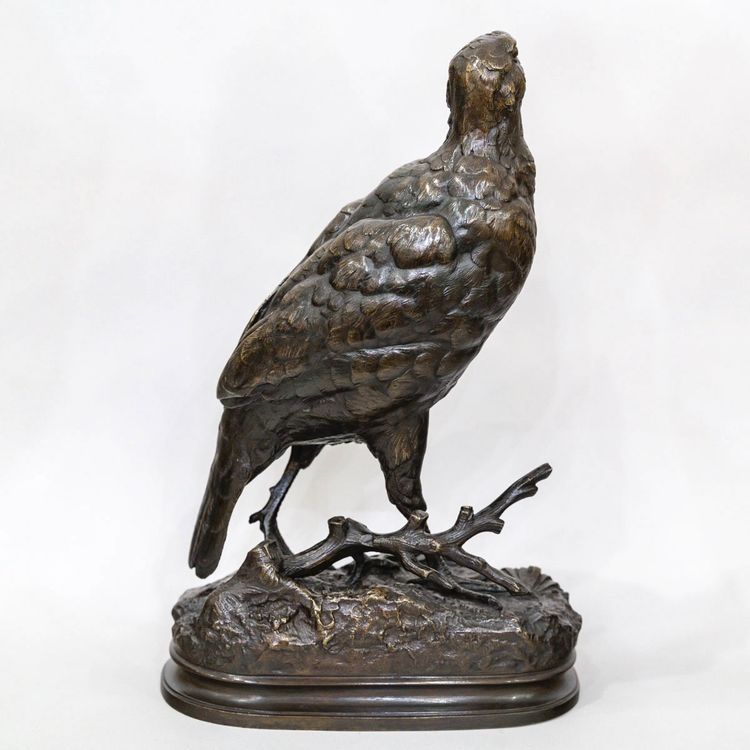 Skulptur - Das Rebhuhn, Alfred Dubucand (1828 - 1894) - Bronze