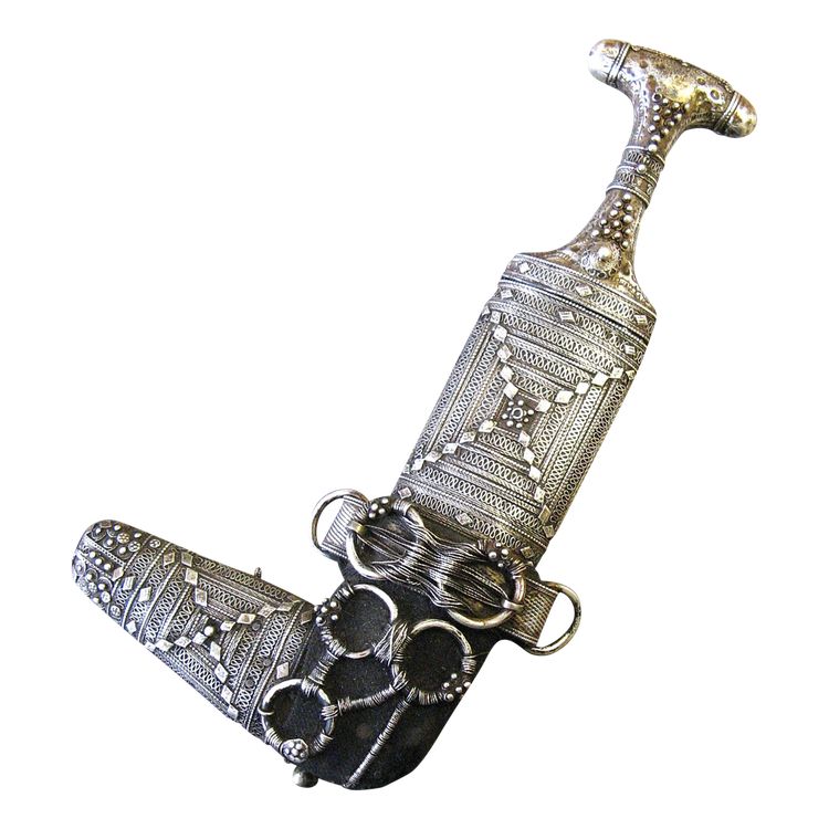 Omani Khanjar Jambiya Silver Dagger